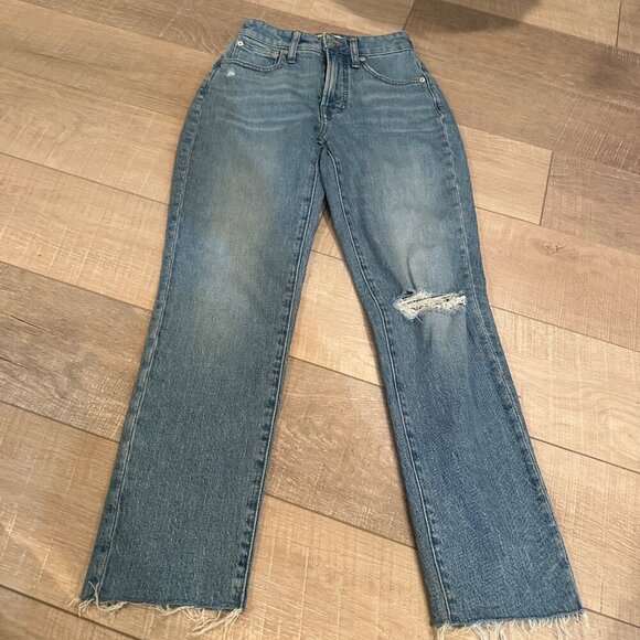 MADEWELL WOMENS DENIM JEANS CURVY PERFECT VINTAGE JEAN SIZE 23 - Picture 2 of 9